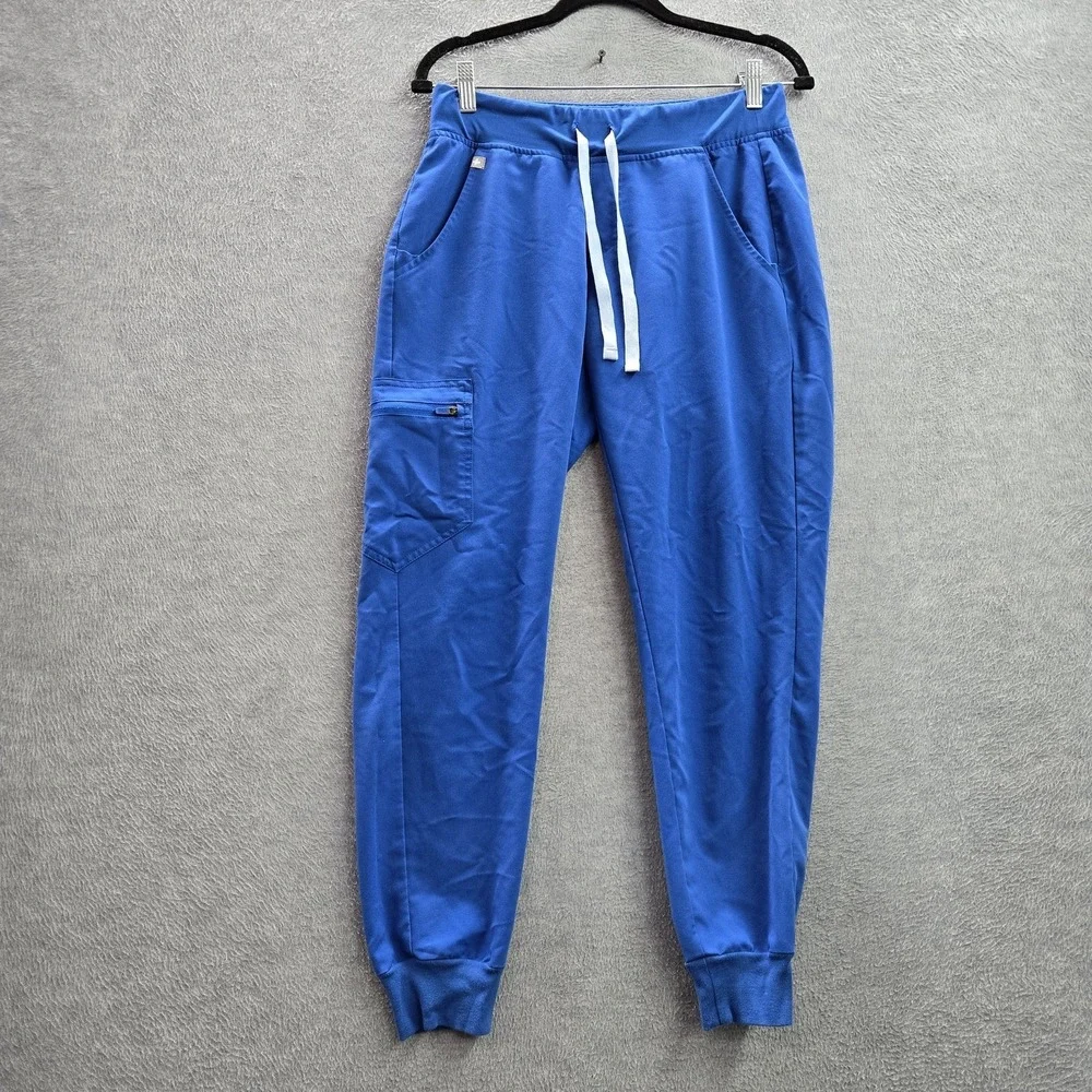 FIGS Women Scrub Pants S Blue Zamora Jogger Technical Collection